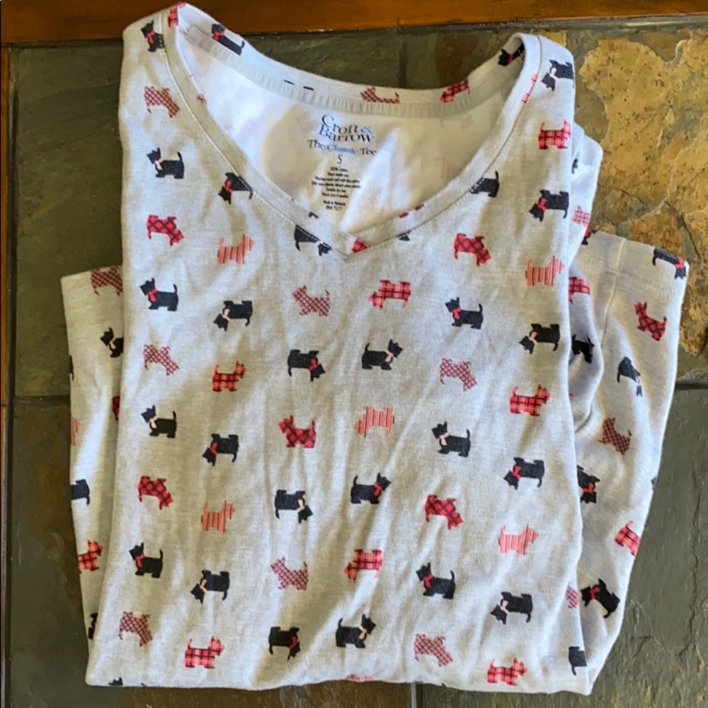 🐾 Croft & Barrow / dog print